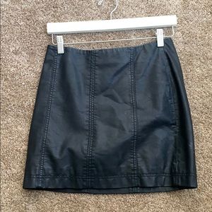 Free people black skirt